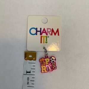 NEW Charm IT! High IntenCITY Kids Teen Tween Sports Charm for Charm Bracelet